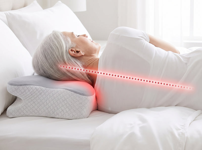 Side sleeping with a straight, level spine