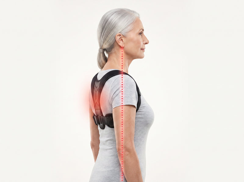 Standing alignment with the Optimal Posture brace