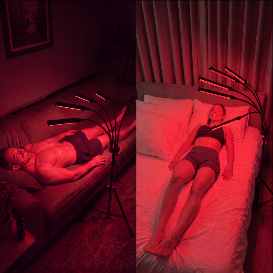 Man reclining under the Red Light Lantern