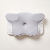 Top view of the Optimal Pillow's contour and pressure-relief cradle